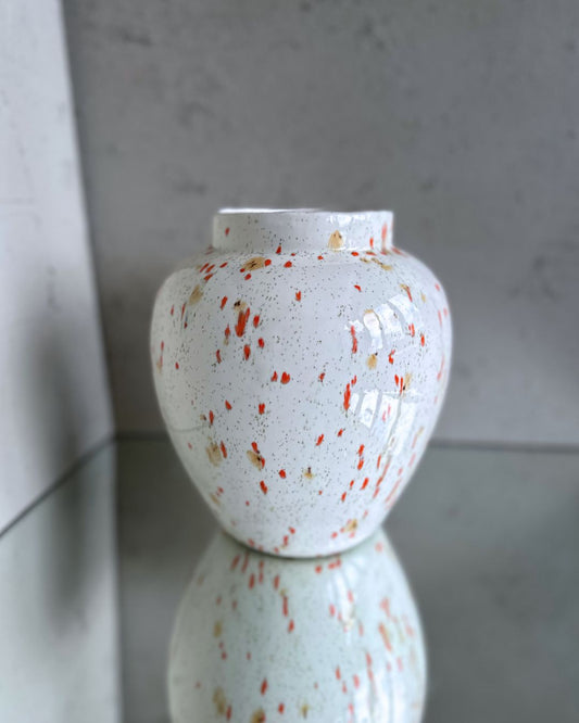 SPECKLED CERAMIC VASE