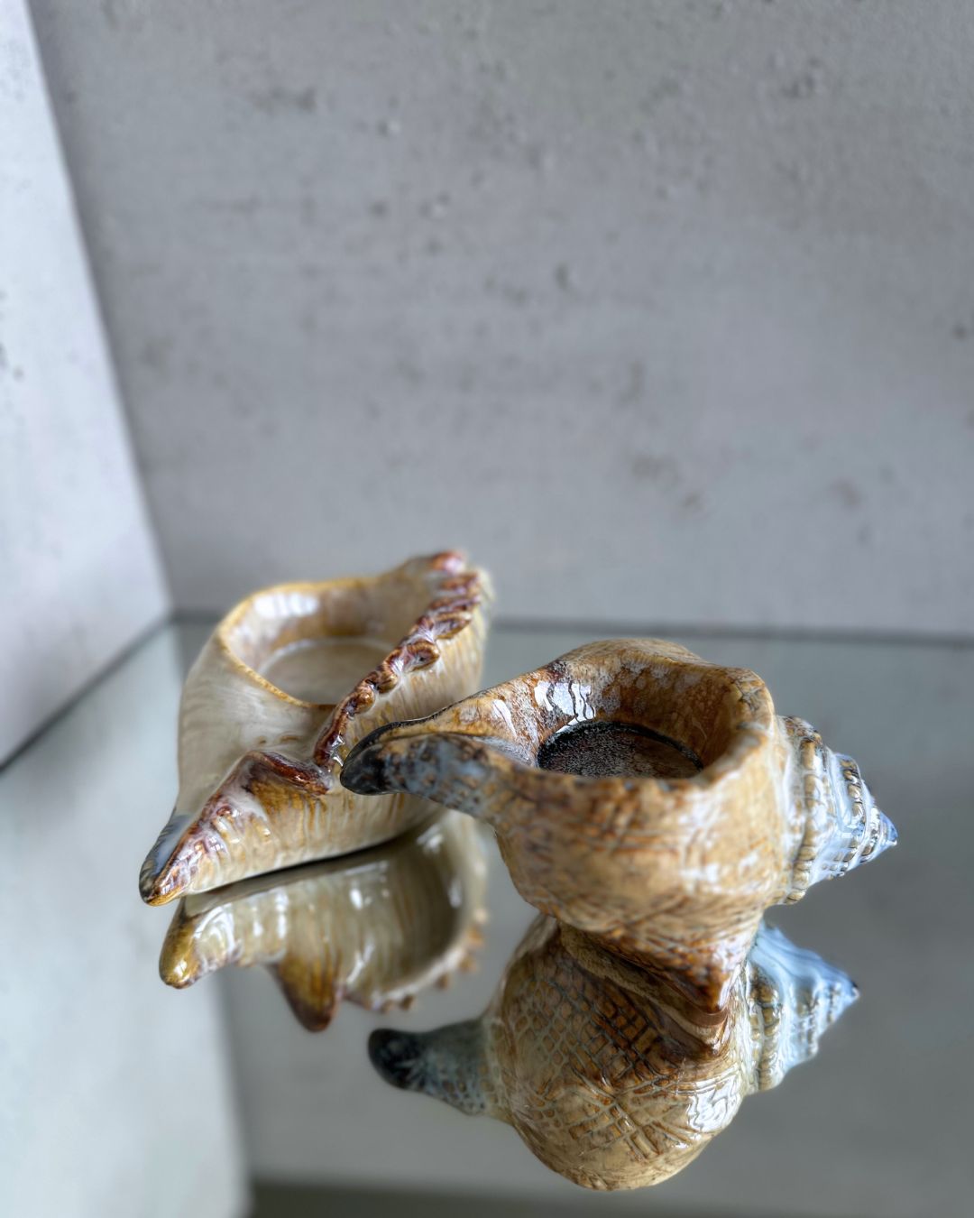 CERAMIC SHELL VOTIVE SET
